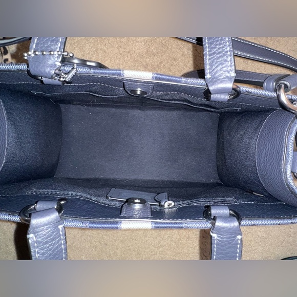 Coach: Dempsey Carryall Bag In Signature Jacquard With Stripe And Coach Patch - Picture 8 of 12